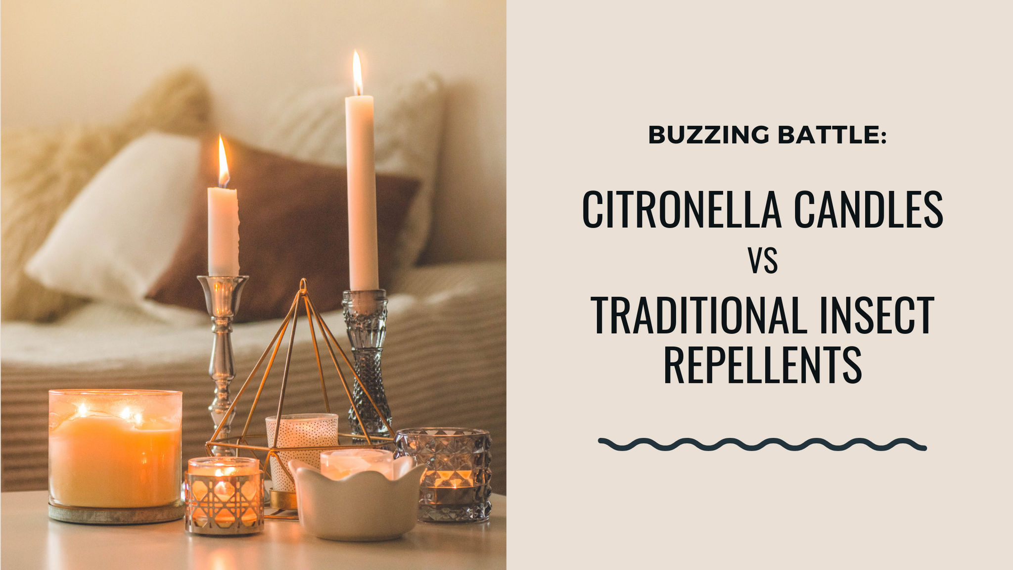 Buzzing Battle: Citronella Candles vs. Traditional Insect Repellents