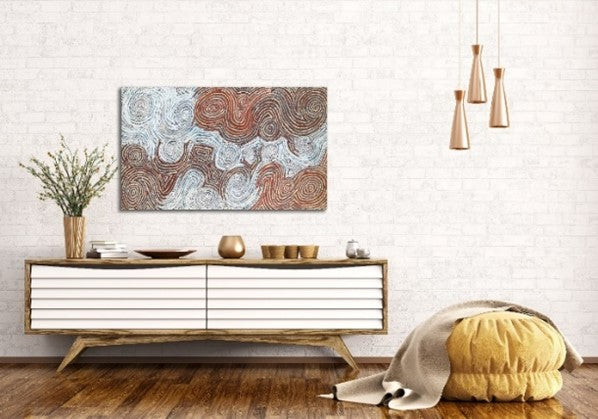 aboriginal art, home styling, interior design, 