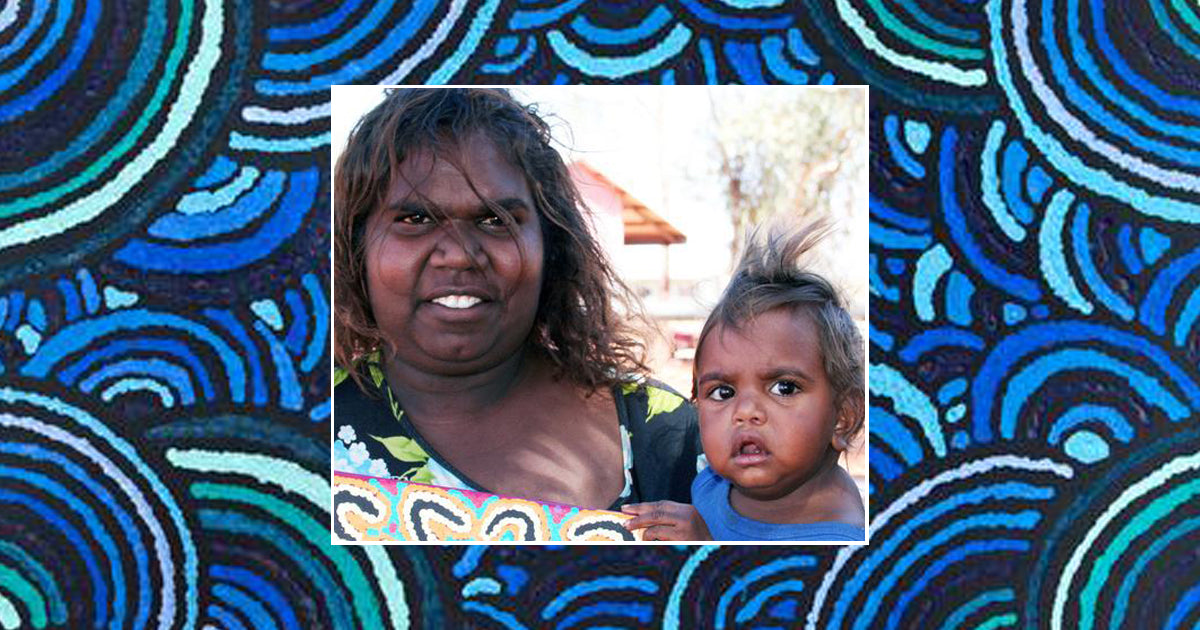 traditional warlpiri aboriginal artist nakamarra