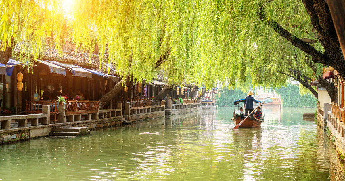 Canal in Suzhou, the "Venice of the East".