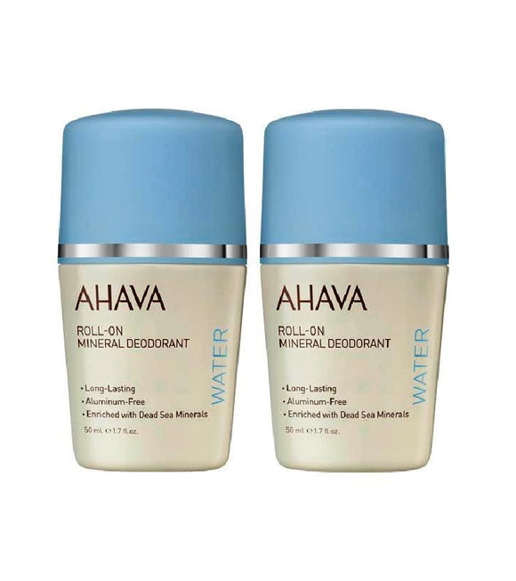 2xPack AHAVA Roll-On Mineral Deodorant - 100 ml Eurodeal.shop