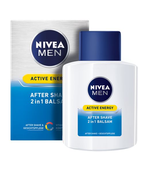 beweging Fractie Roeispaan 2xPacks NIVEA MEN ACTIVE ENERGY AFTER SHAVE 2 IN 1 BALM - 100 ml each –  Eurodeal.shop