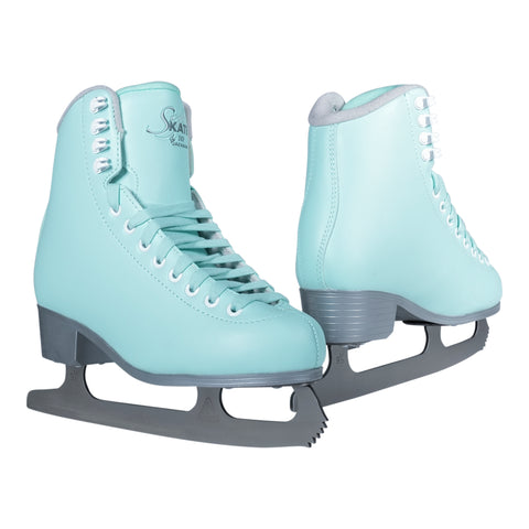 SOFTMAX S-957 women ice skate with Thinsulate blue-white - Echo Sports