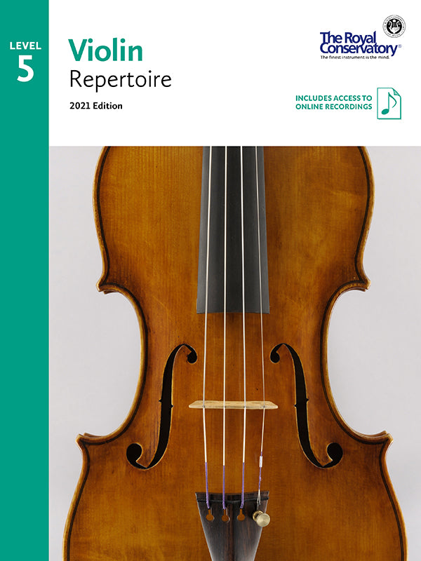 Violin Repertoire 5, 2021 Edition – RCM Shop (Canada)