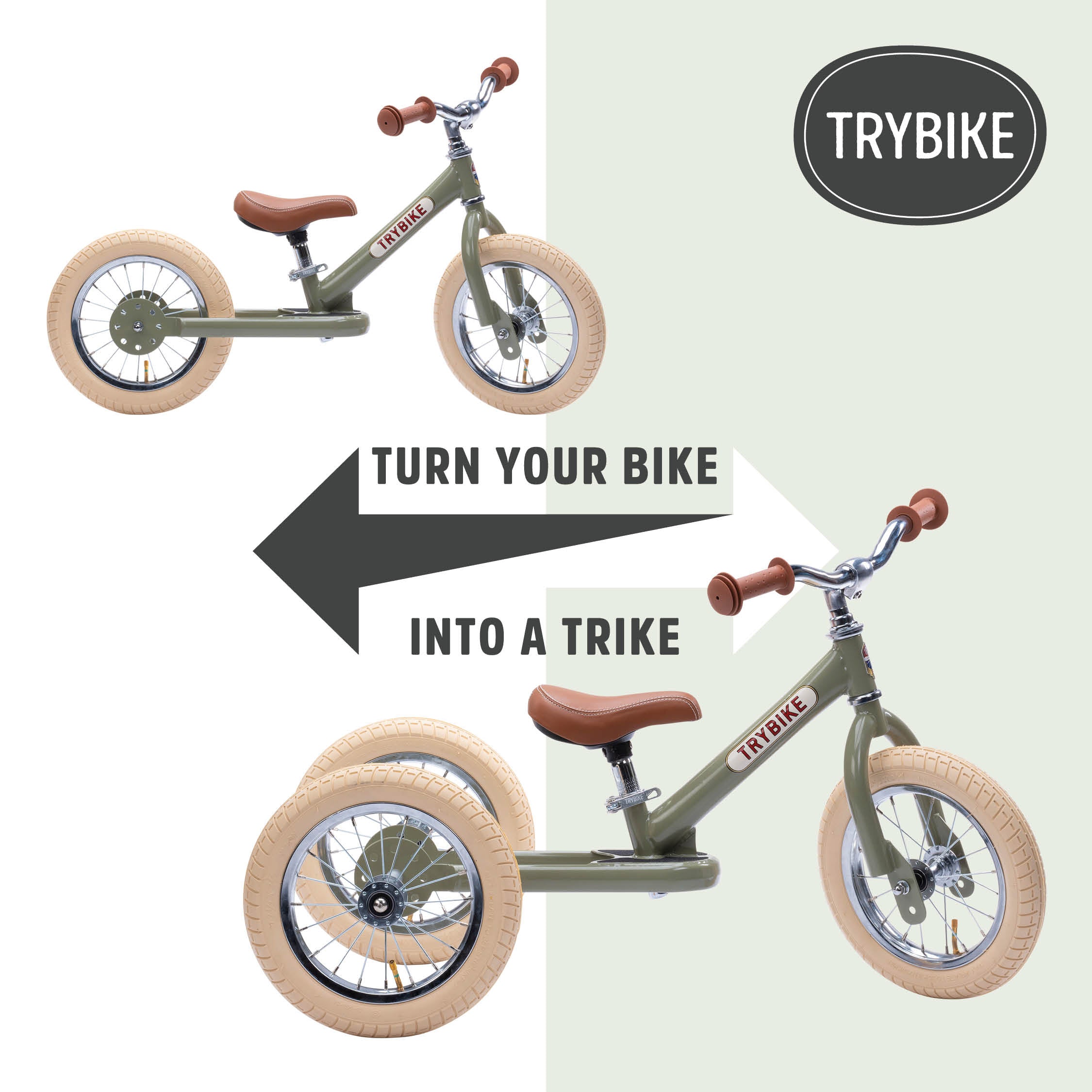 trybike vintage green