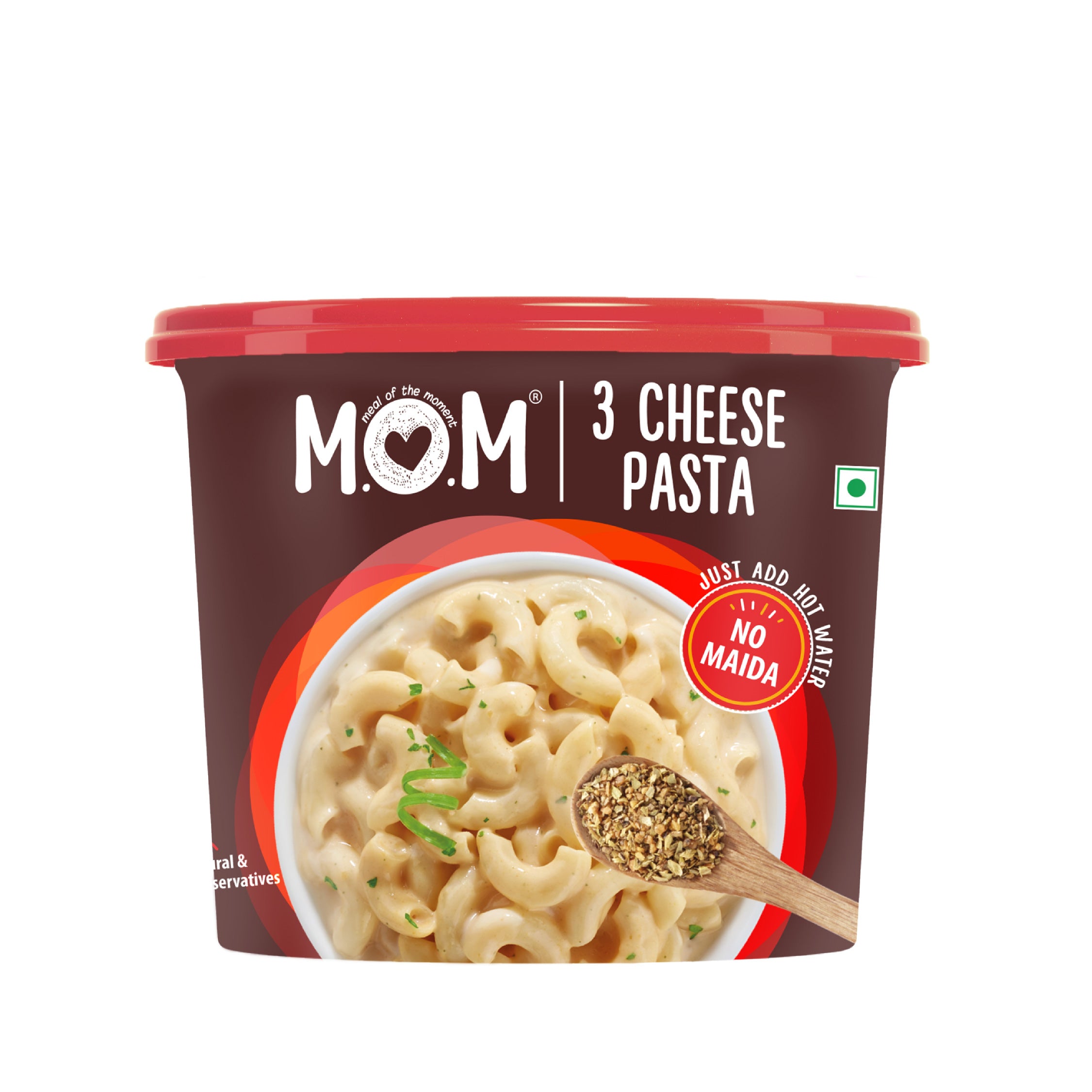 3 Cheese Pasta, 74g - Ready to eat | No added Preservatives | Instant – MOM  Meal of the Moment