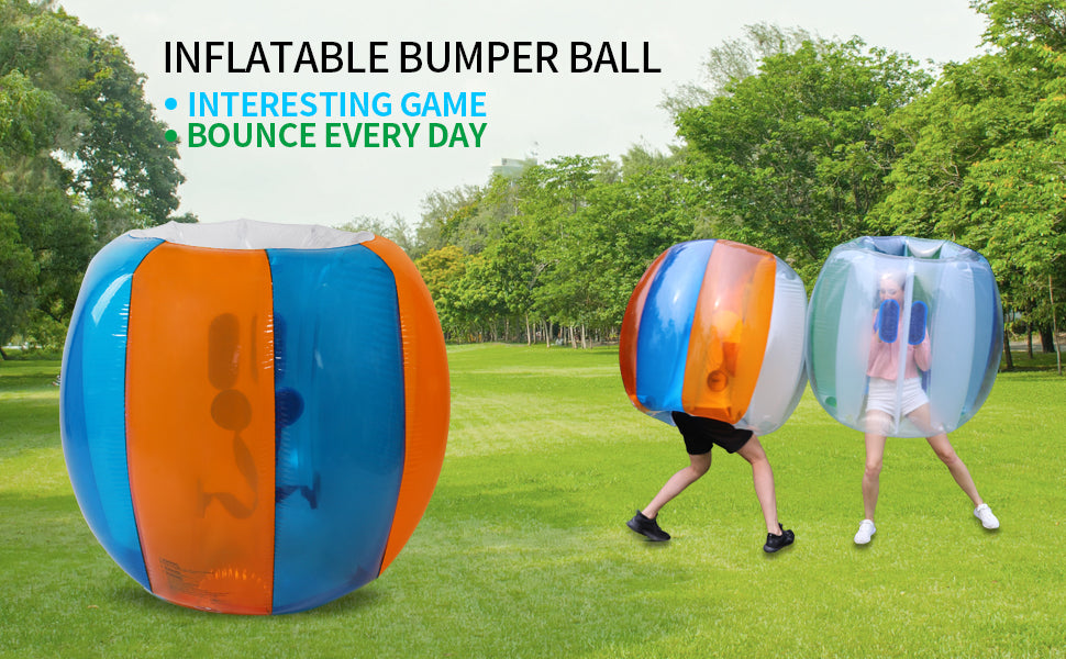 Two Bumper Balls Inflatable Bumper Ball for Adults or Child –