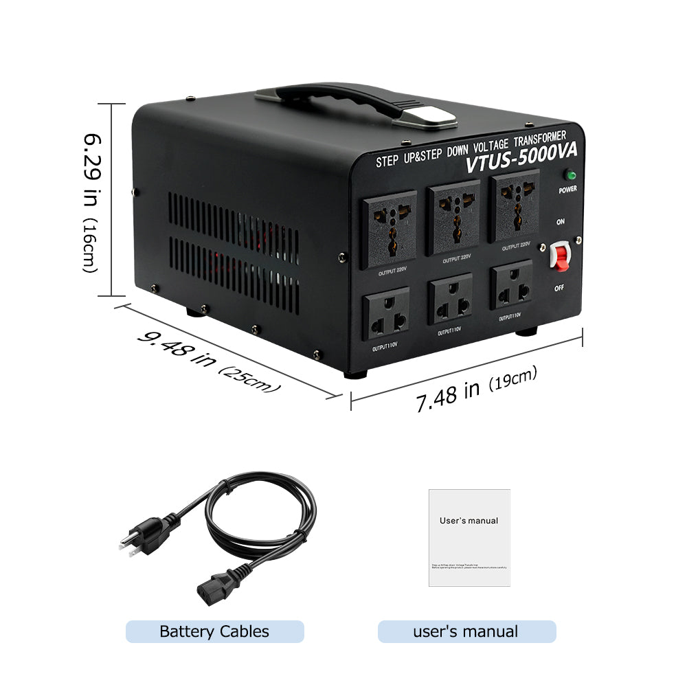 5000w dimetta il trasformatore 220v a 110v di potere del convertitore di  tensione di monofase v 110 100 vendita calda