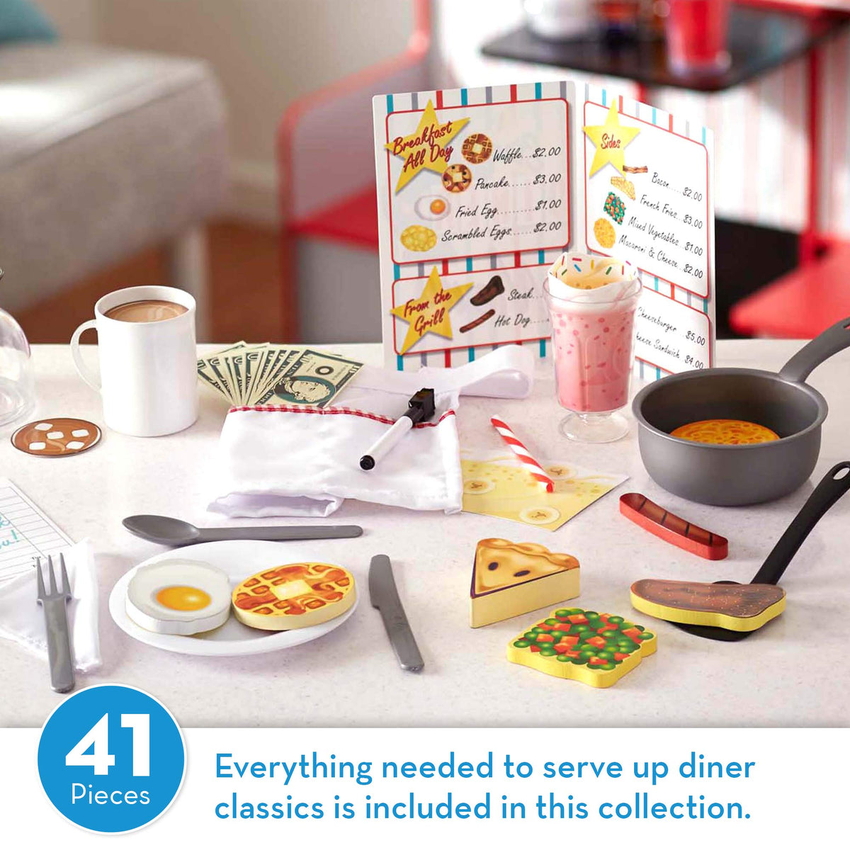 melissa and doug wooden diner