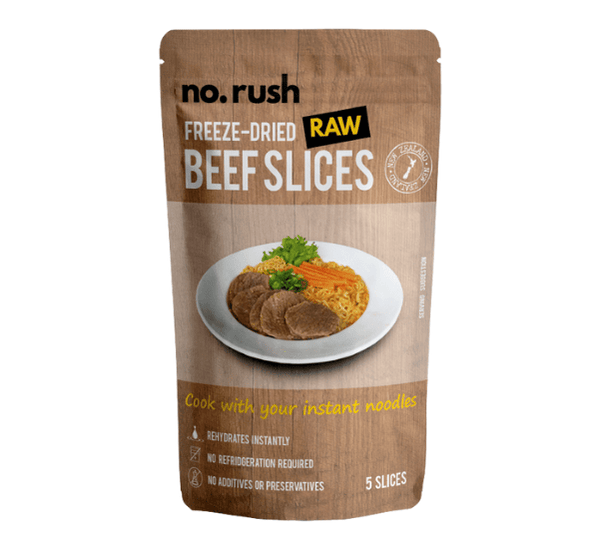 No Rush Freeze Dried Beef Slices 60g