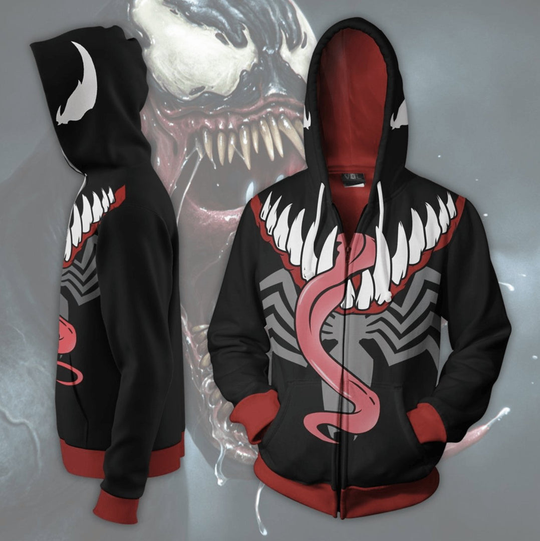 spider man venom hoodie