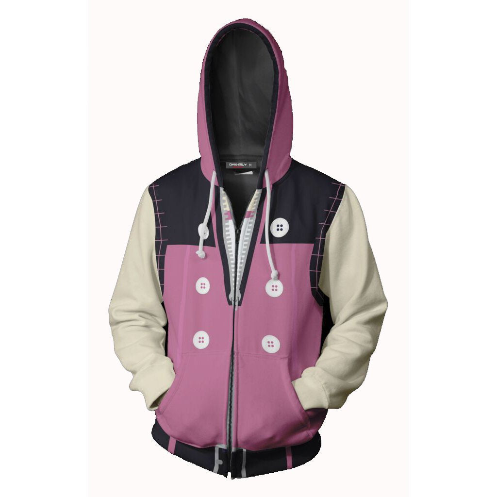 kingdom hearts zip up hoodie