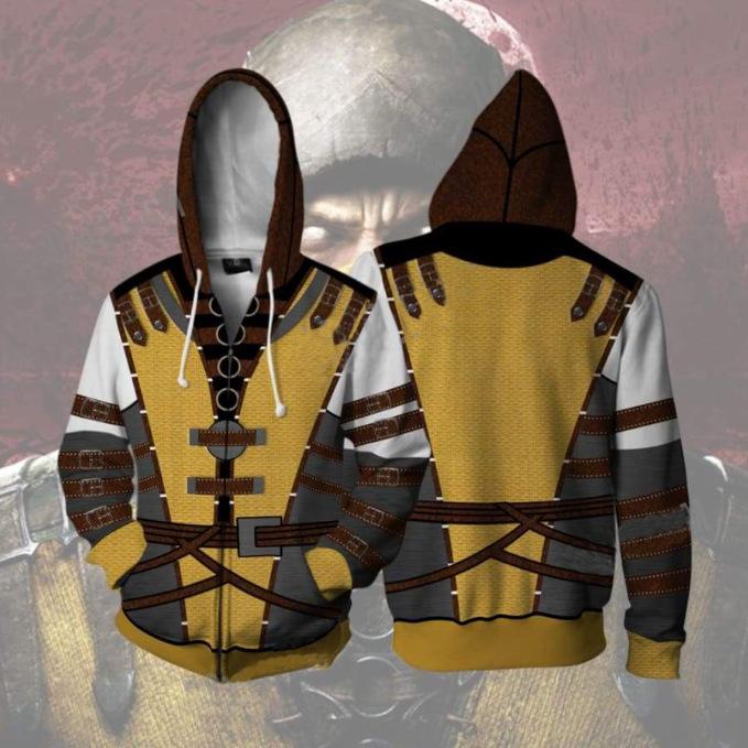 scorpion mortal kombat hoodie