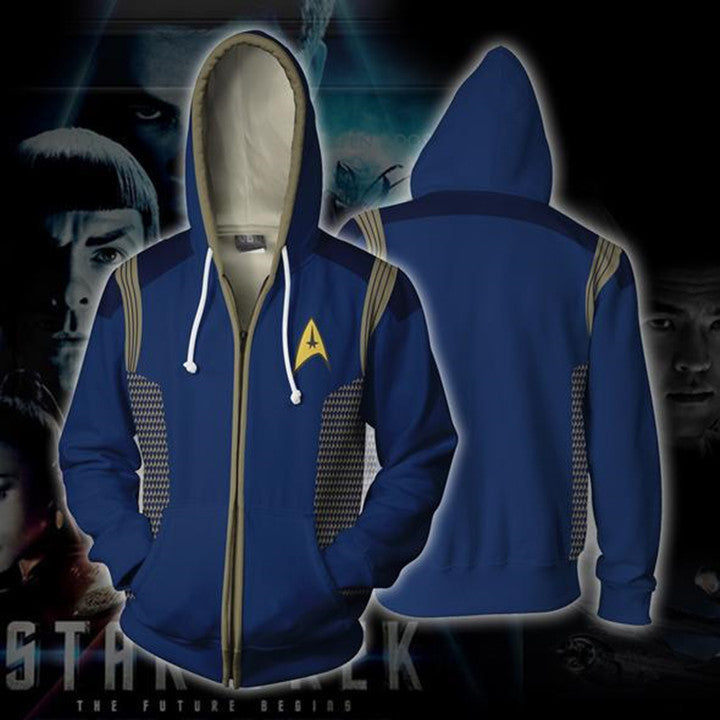 star trek zip hoodie