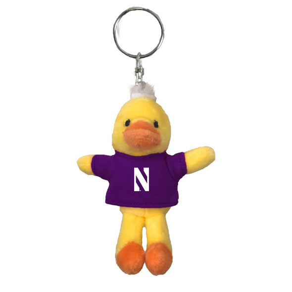 Northwestern Wildcats Duck Keychain