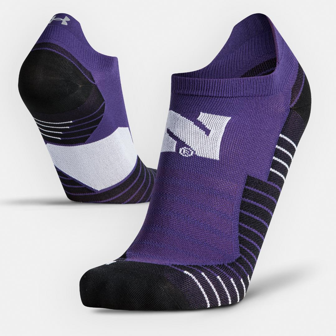purple under armour socks