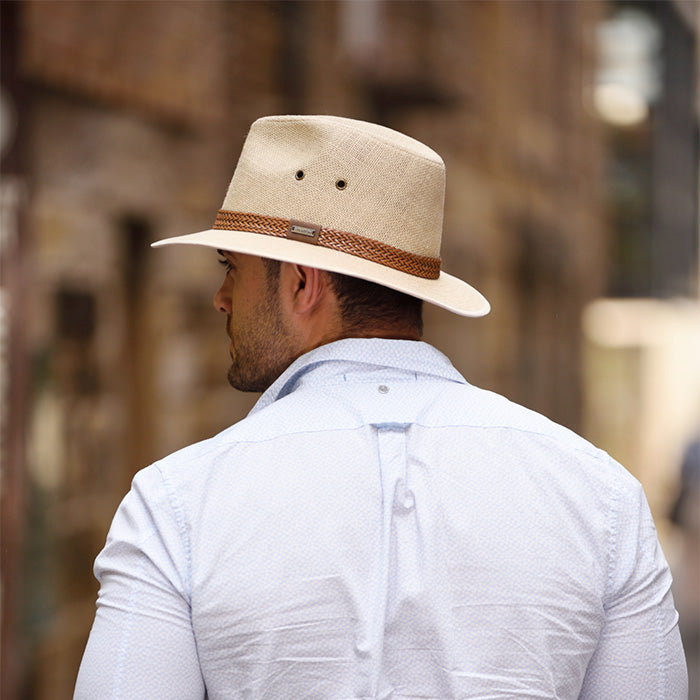 linen safari hat