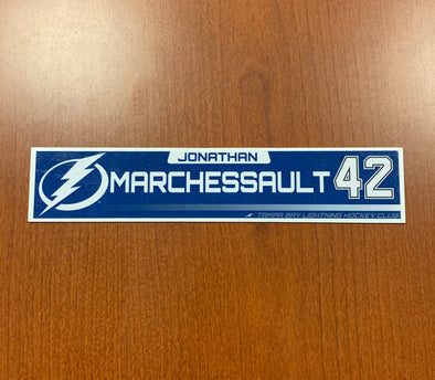 42 Jonathan Marchessault Tampa Bay Lightning Nameplate – Syracuse Crunch  Official Team Store