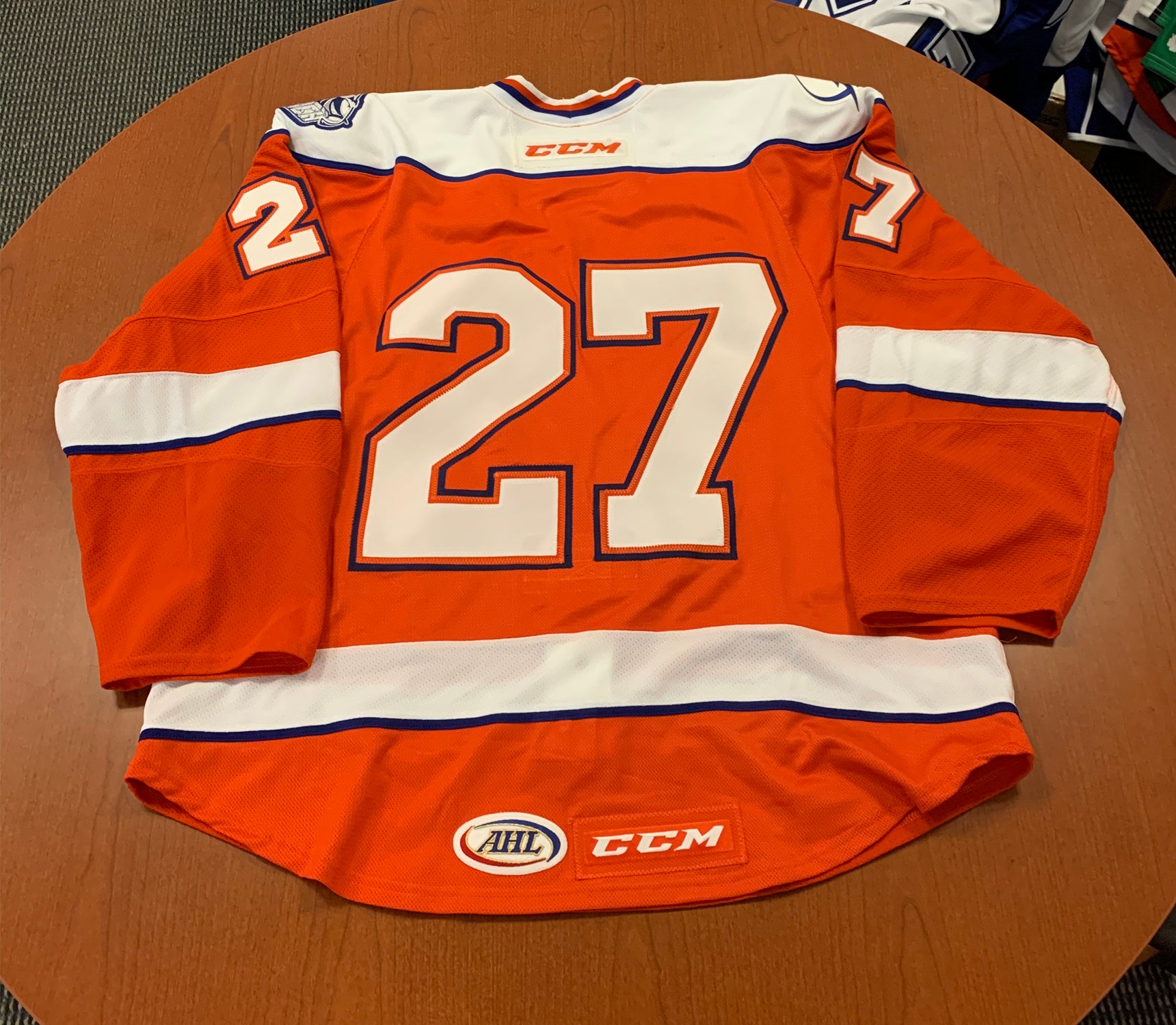 27 Blank Orange Jersey (emergency 