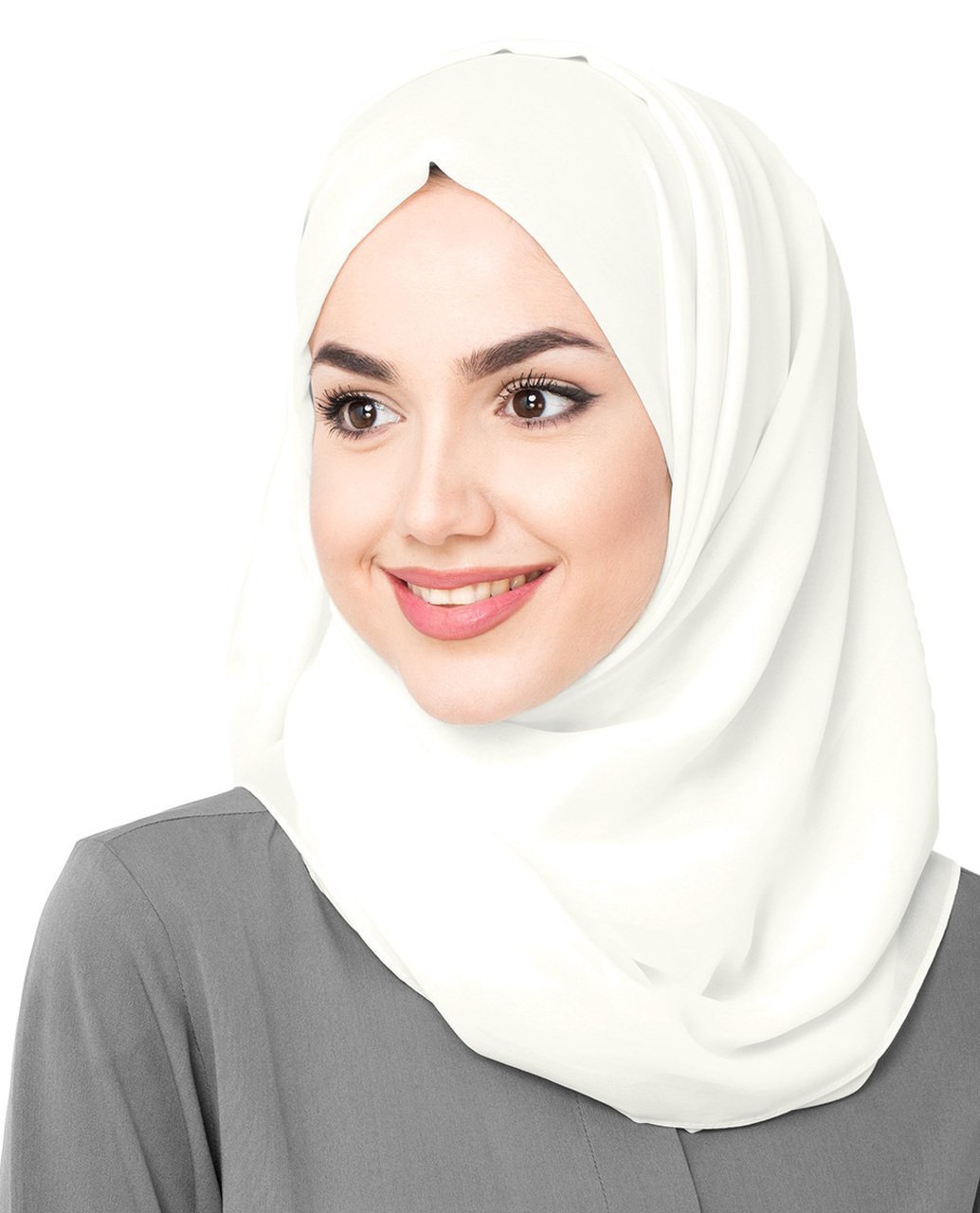 white hijab