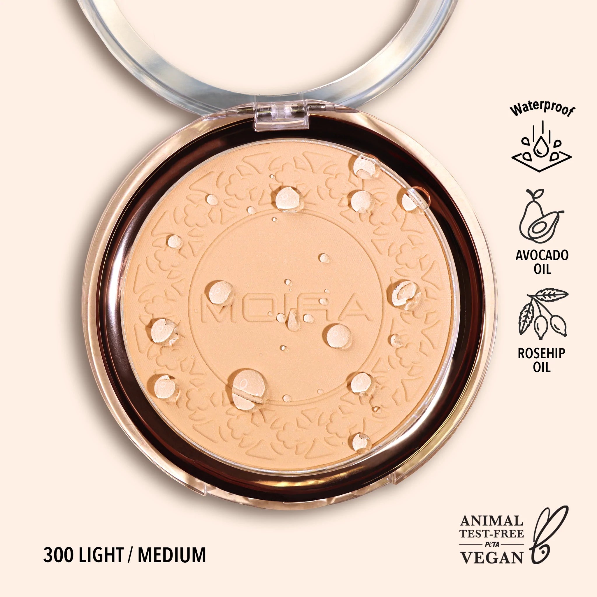 MAQUILLAJE EN POLVO SOFT FOCUS WATERPROOF SETTING POWDER MOIRA BEAUTY –  Moca Cosméticos