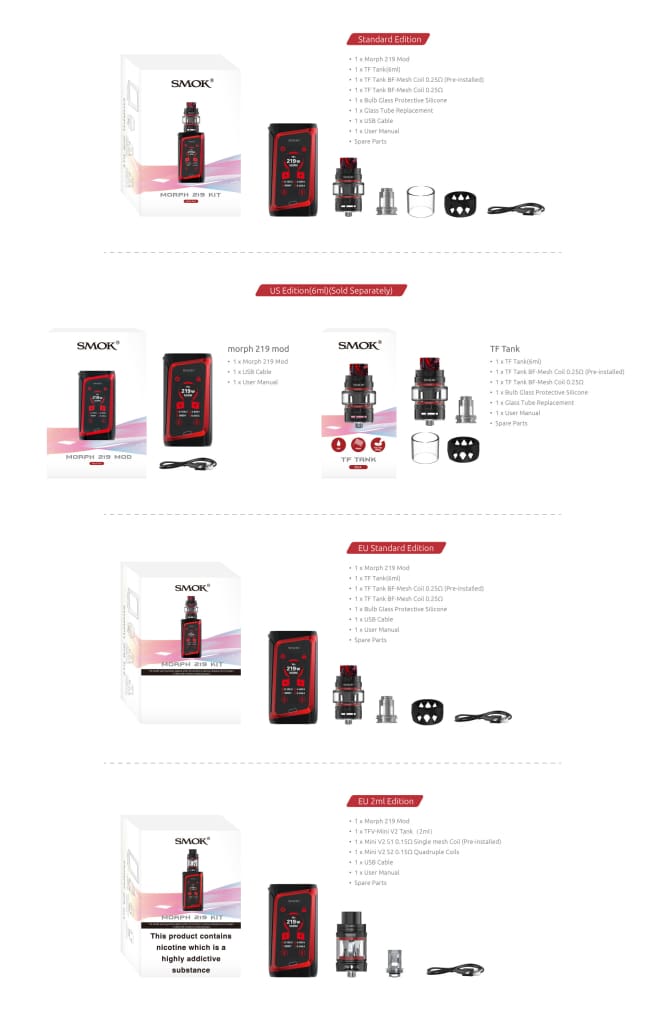 Smok Molph 219 MOD Rainbow