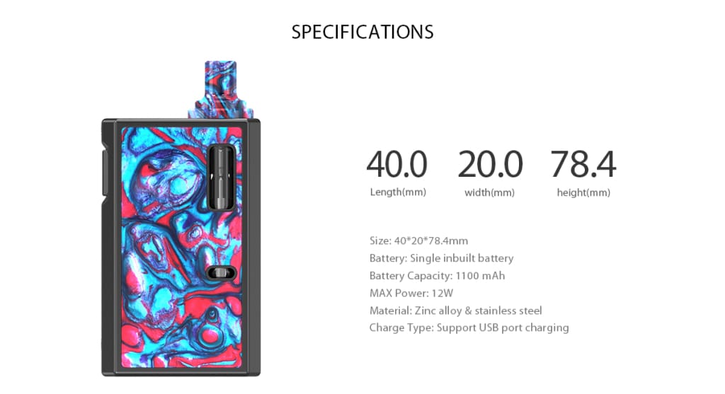 Ijoy Mercury Kit Blue Carbon