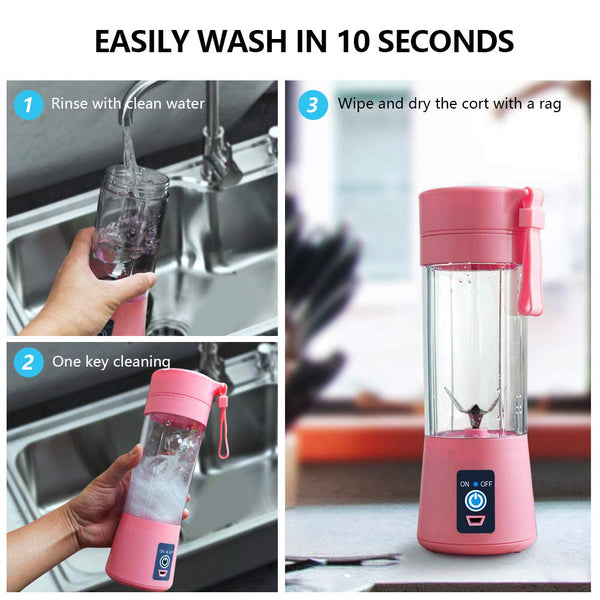 Mini Portable Blender USB Rechargeable Blender Single Travel