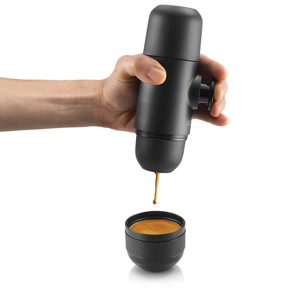 Best Portable Mini Espresso Machine, Compatible Ground Coffee, Small Pocket Size Travel Coffee Maker, Manually Operated from Piston Action On the Go Manual Machine Mini Coffee Americano Espresso Maker Handheld Pressure Machine Pressing Cup For Travel Outdoor Hiking Backpack Size | Wacaco Minespresso Minipresso Buy