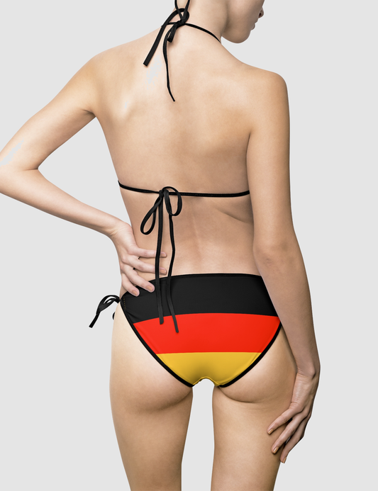 German Flag Women's Triangle String Bikini – OniTakai