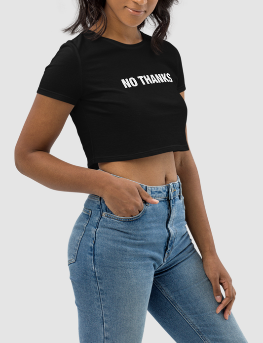 No Bra Club  Women's Fitted Crop Top T-Shirt – OniTakai