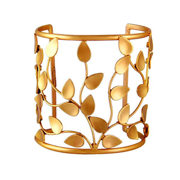 Gold Leaves Cuff