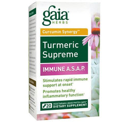 Turmeric Supreme: Immune A.S.A.P. 20 Caps by Gaia Herbs