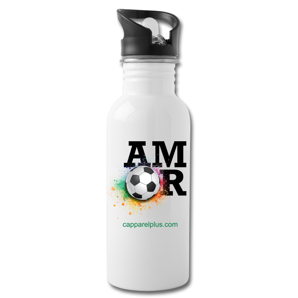 Amor Soccer Water Bottle