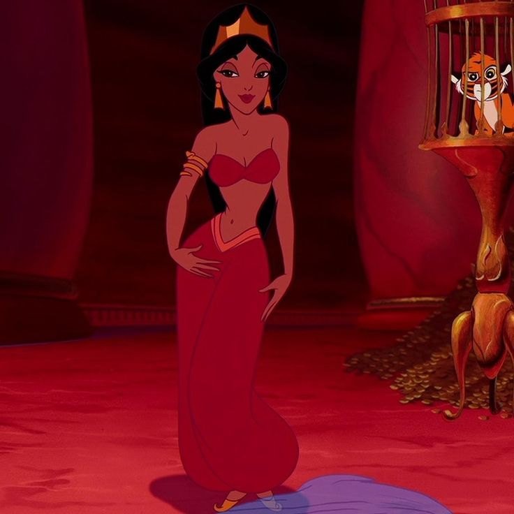 Red Princess Jasmine Costume for Adults Women Jasmine Dress – Lydiacosplay