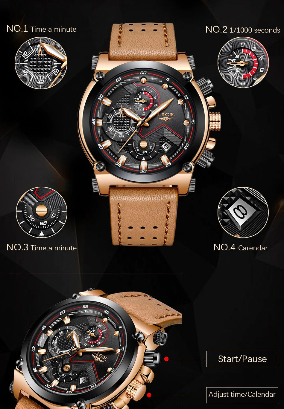 Lige - Quartz Watch | Stigma Watches™ - Online Store