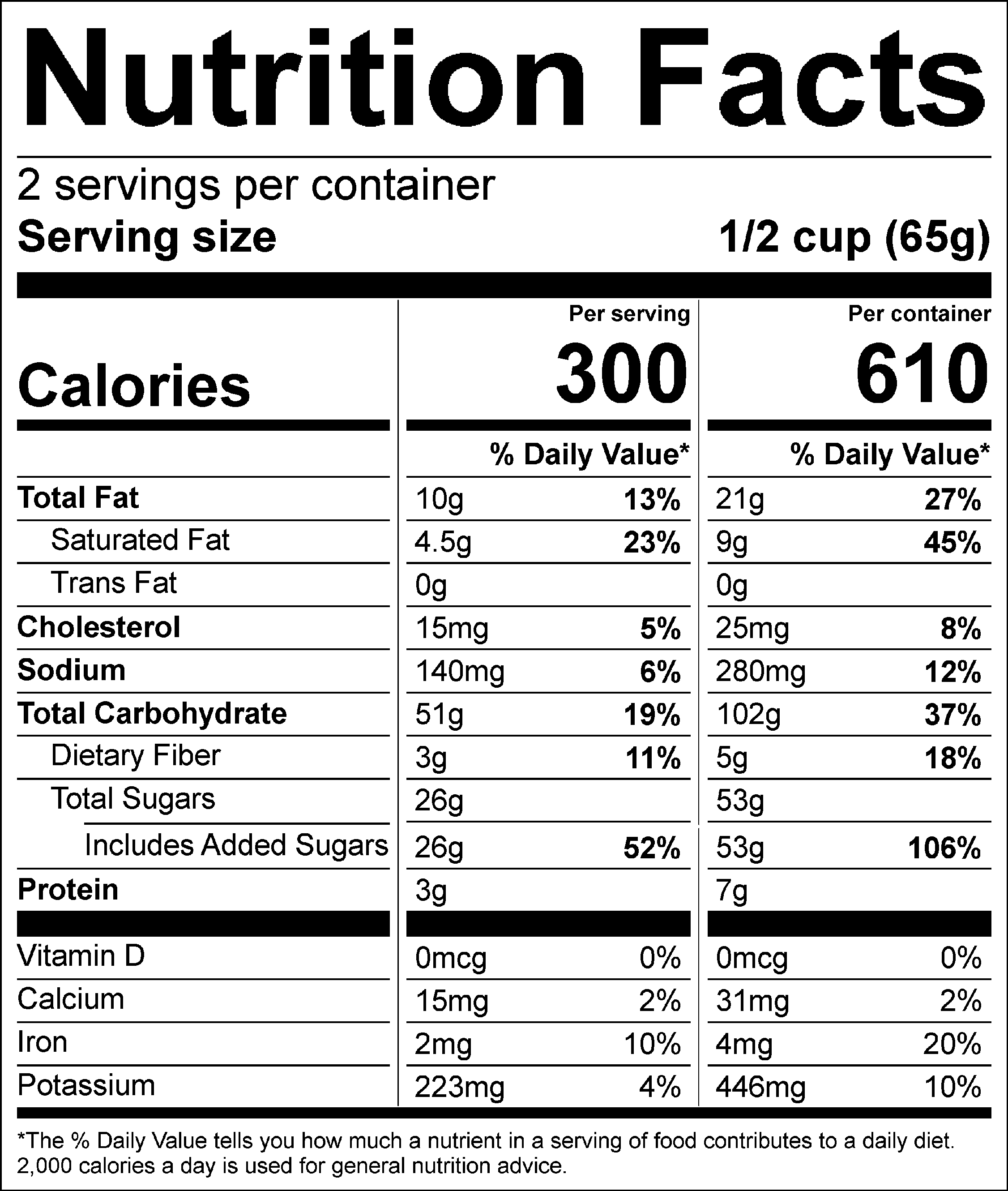 Chocolate Fudge Brownie Bites Nutrition Facts