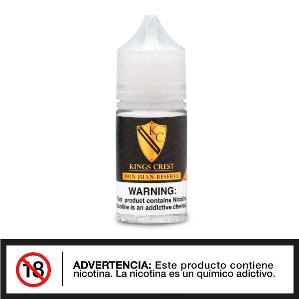 King's Crest Salt - Don Juan Reserve 30ml - Quinto Elemento Vap –  