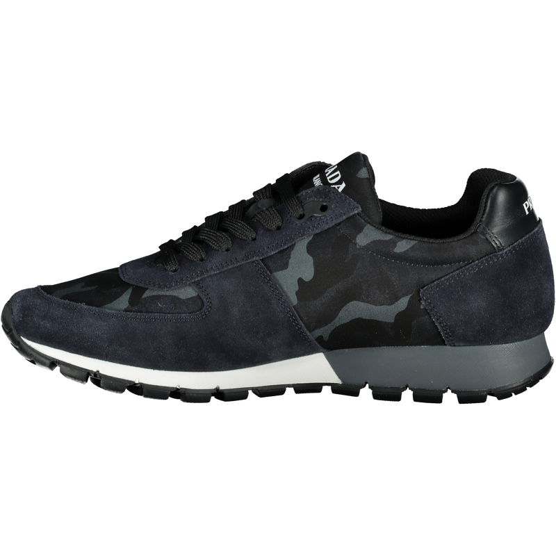 prada blue camo trainers