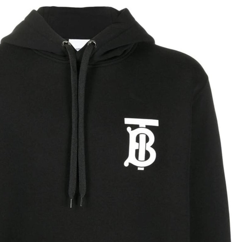 Burberry TB Print Hooded Sweatshirt Black | chancefashionco