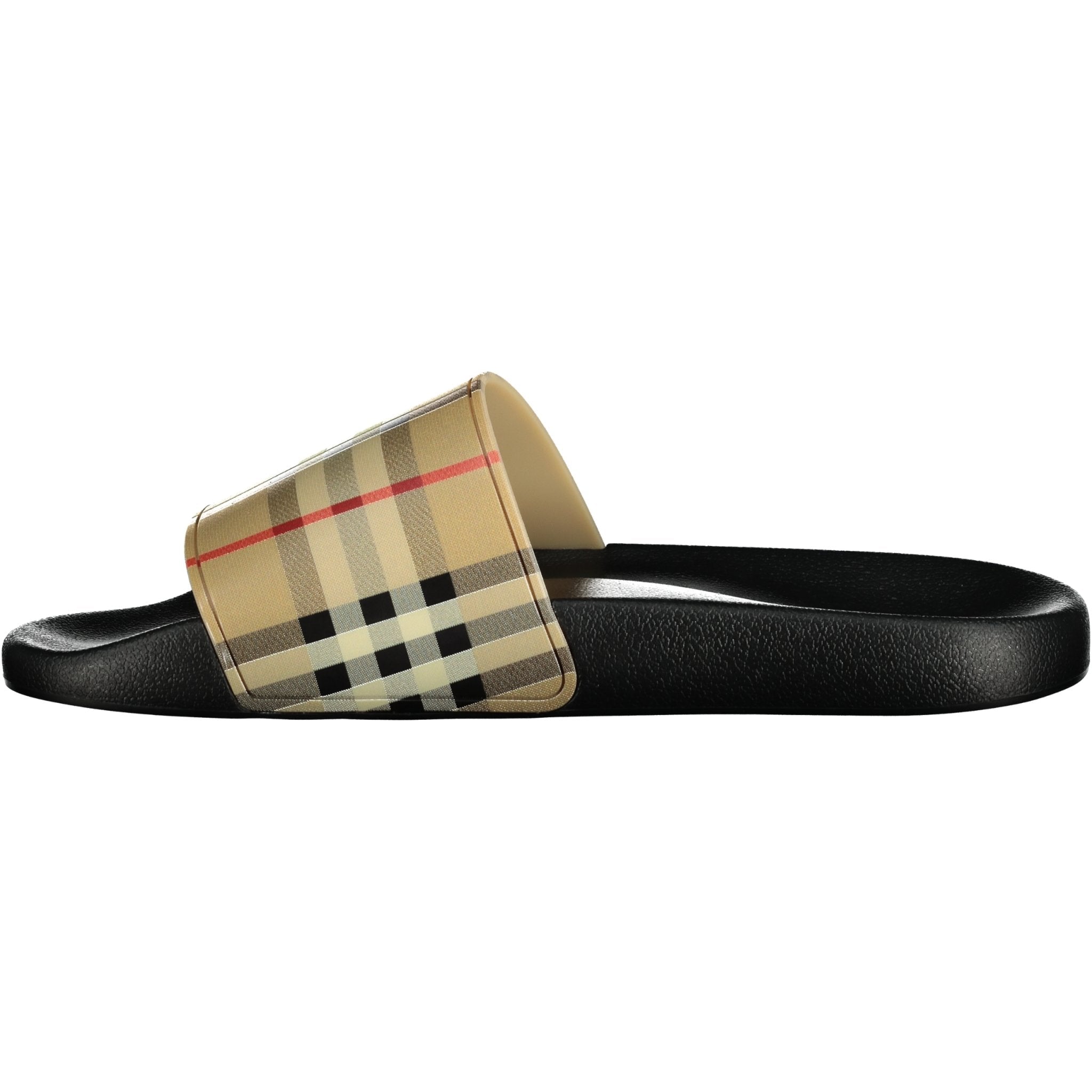 Burberry Vintage Check Beige Sliders | chancefashionco