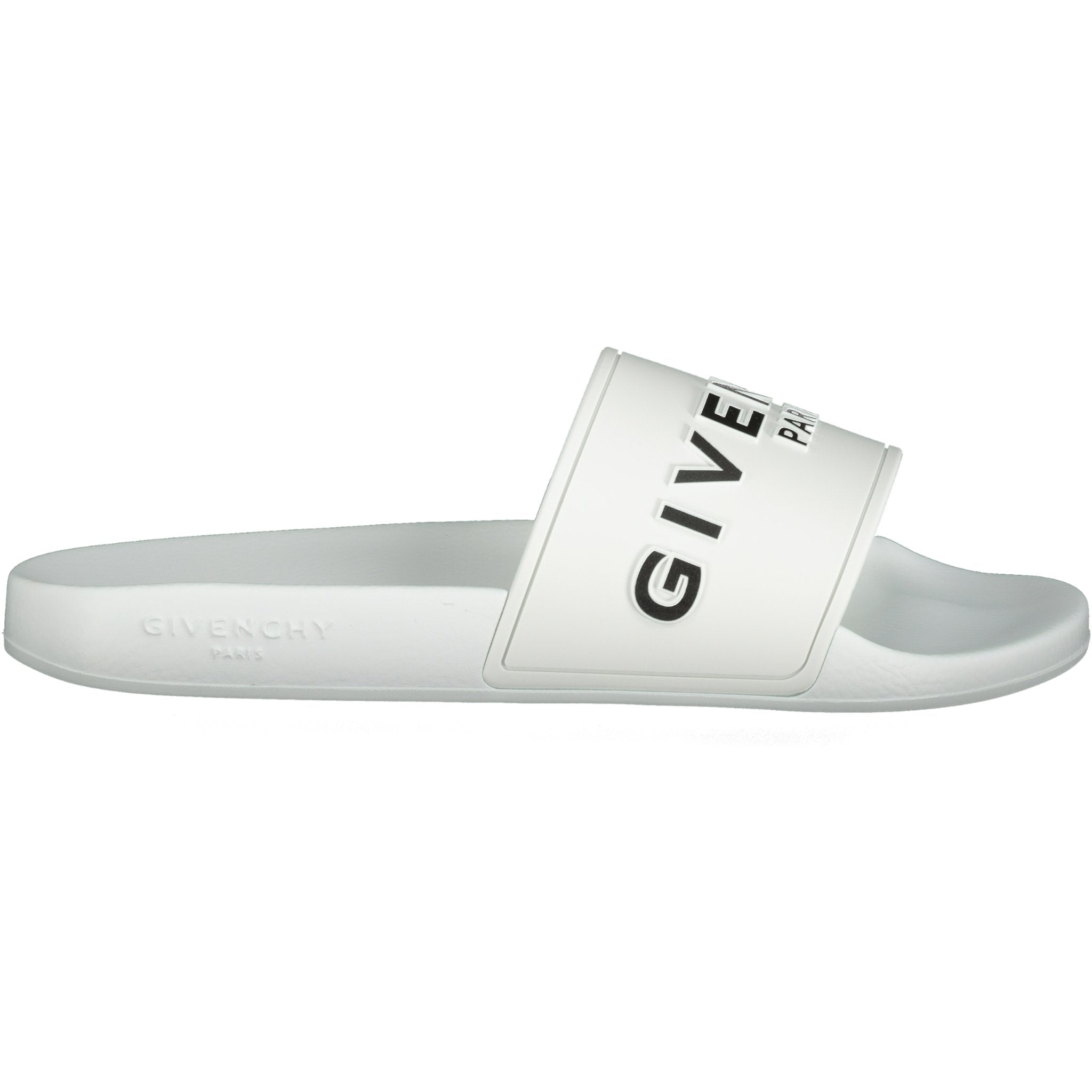 Givenchy Logo Sliders White | chancefashionco