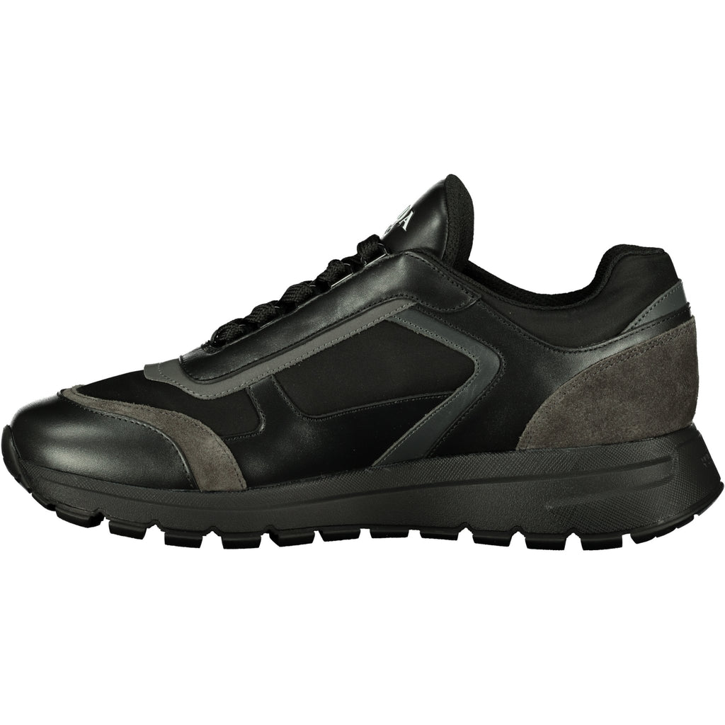 Prada Black Nylon & Suede Runners | chancefashionco