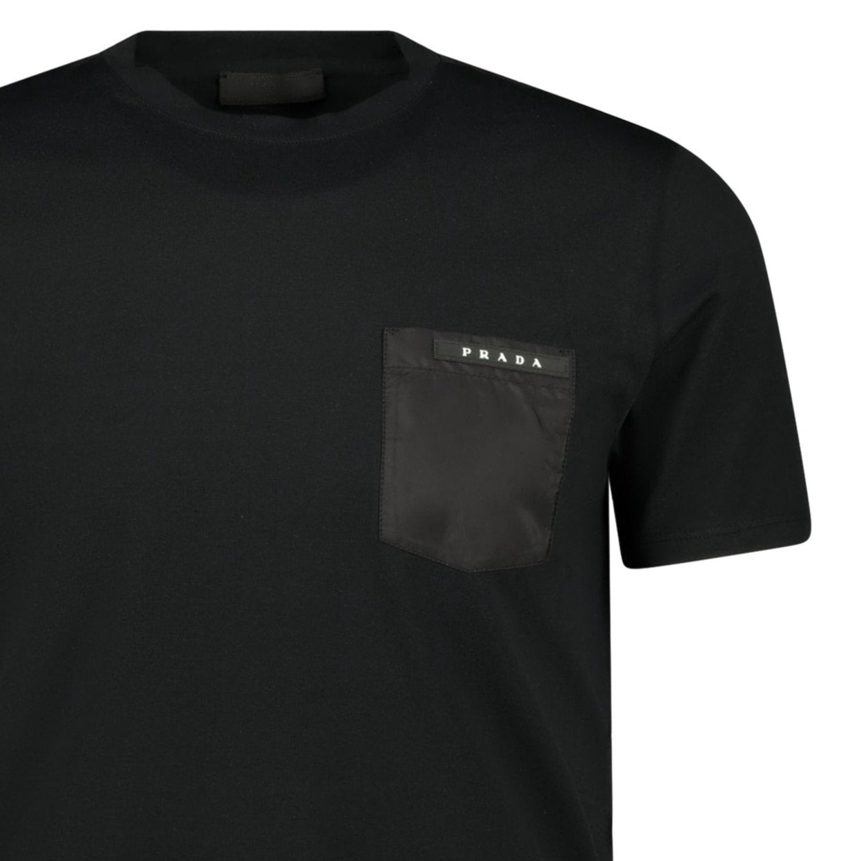 Prada Nylon Pocket T-Shirt Black | chancefashionco