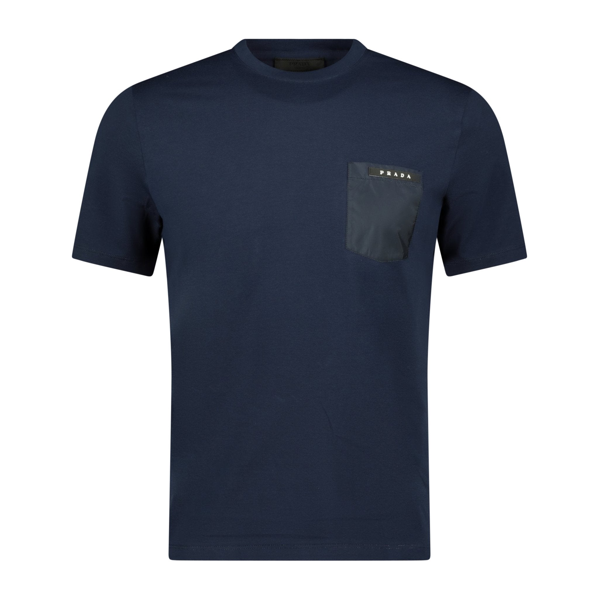 Prada Nylon Pocket T-Shirt Navy | chancefashionco