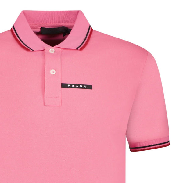Prada Short Sleeve Polo Pink | chancefashionco