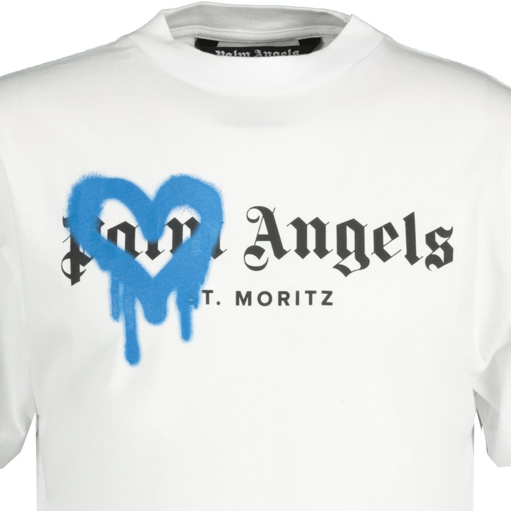 Palm Angels St Moritz Sprayed T-Shirt | chancefashionco