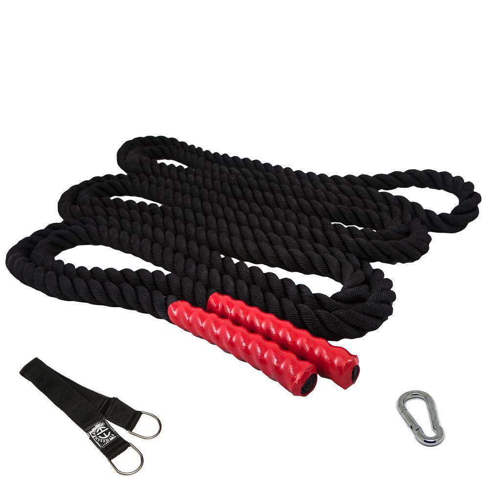 9 meter Battle Rope Set with Anchor Strap Kit - Fitness Health