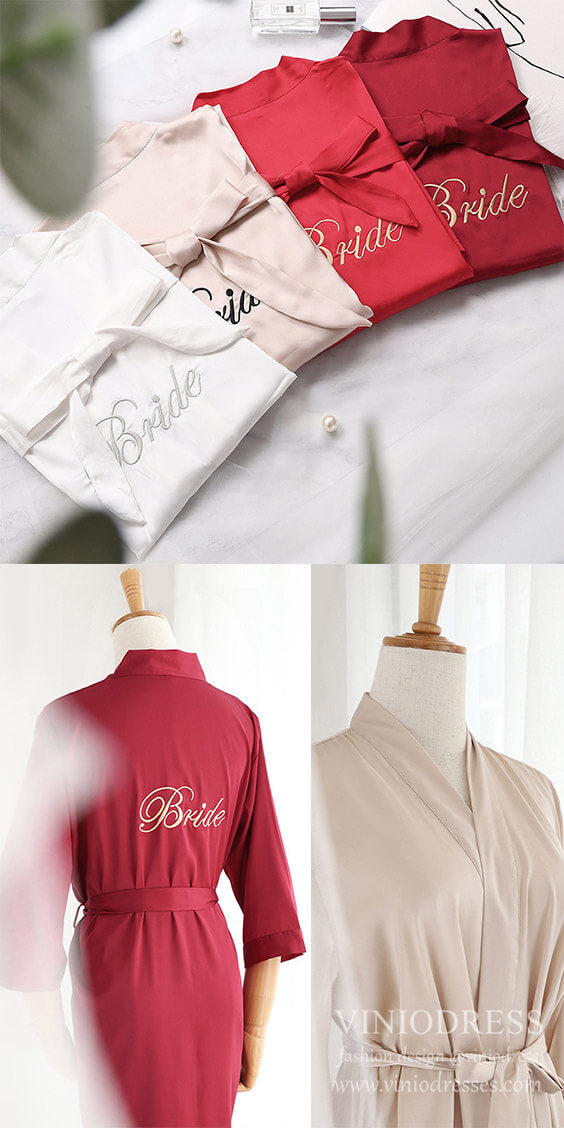 wedding robes, bridesmaid robes, bridal robes. Viniodress