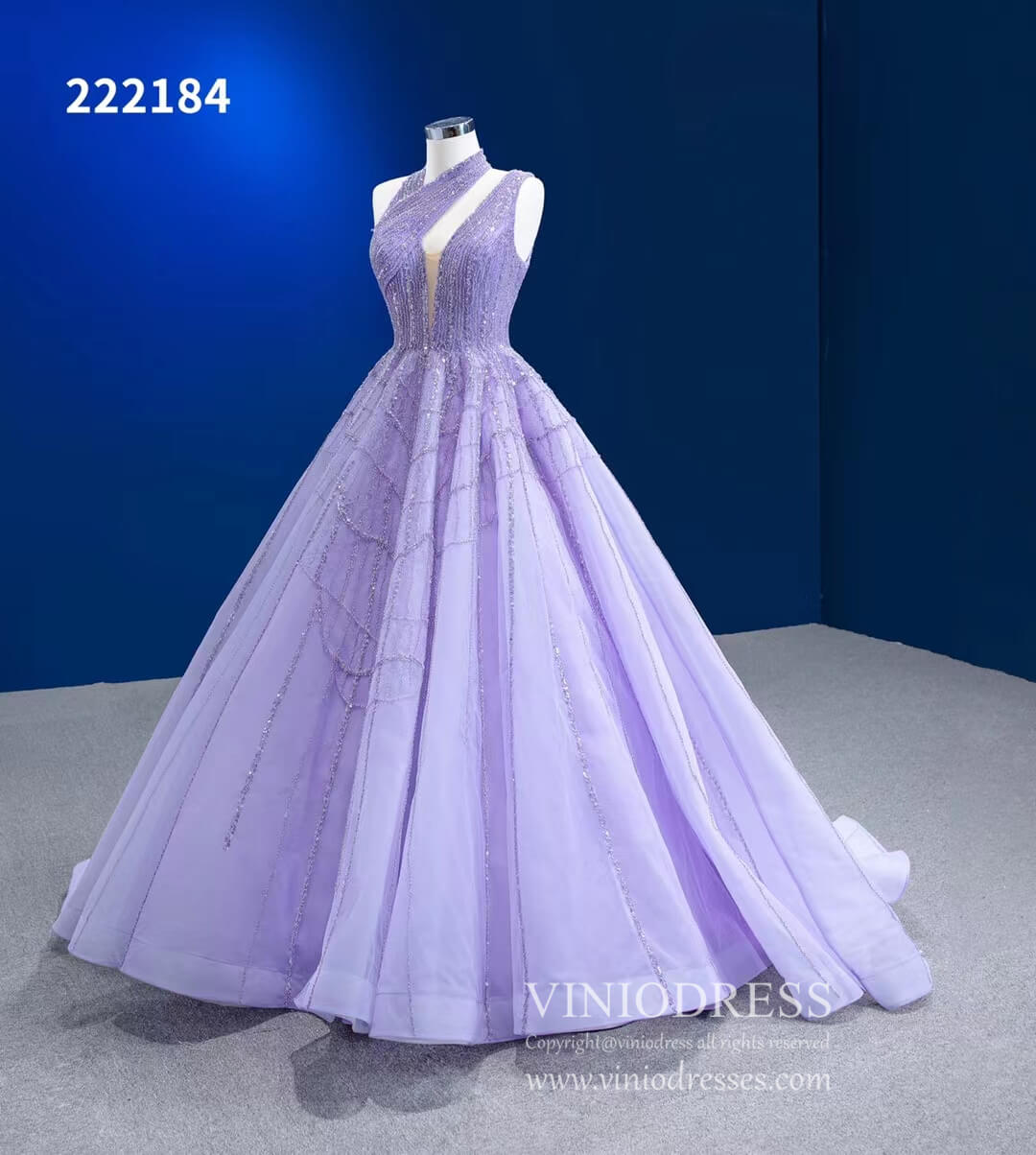 purple and white wedding dresses